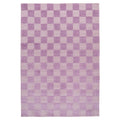 Retro Lavender Checkerboard Rug - Maze