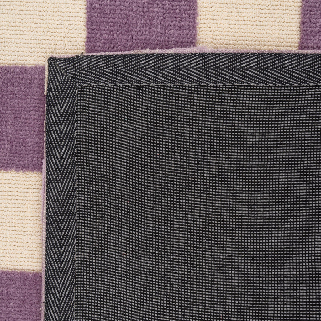 Purple Retro Checkerboard Runner - Violet