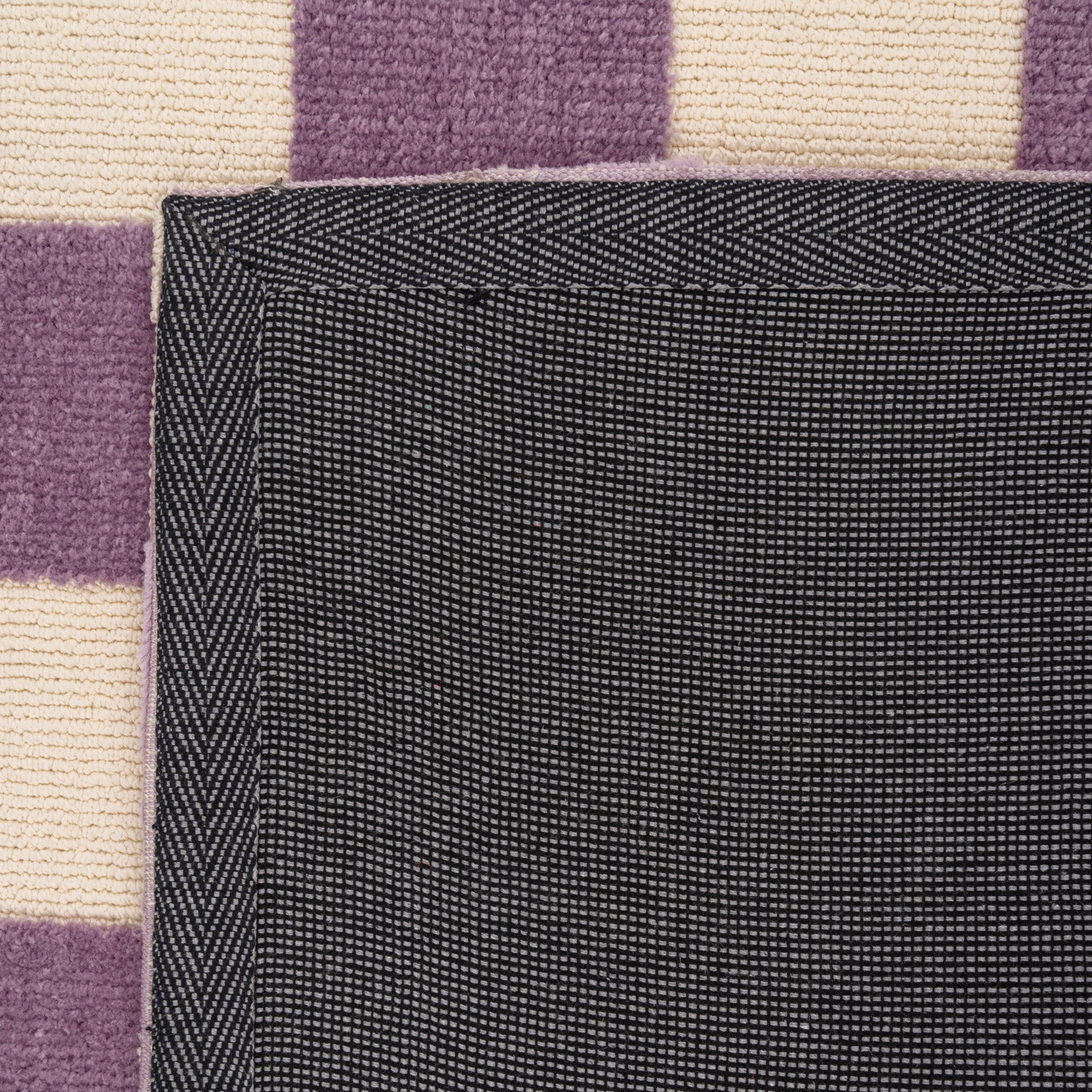 Purple Retro Checkerboard Runner - Violet