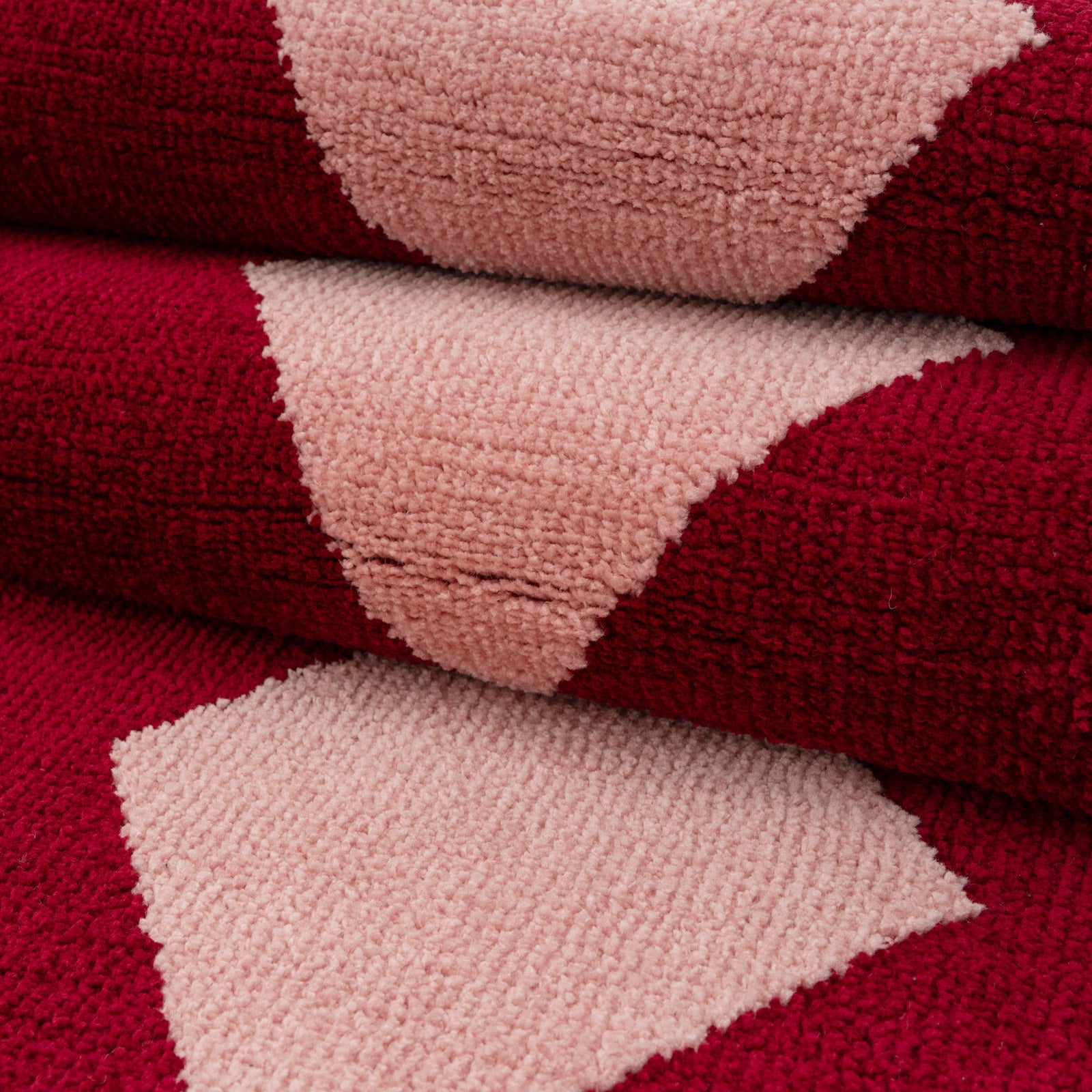 Burgundy Harlequin Runner - Zara