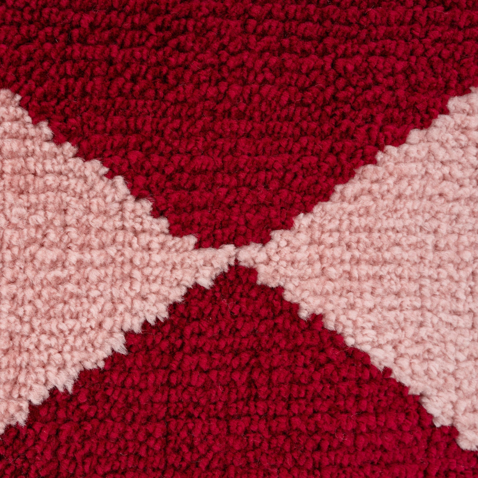 Burgundy Harlequin Runner - Zara