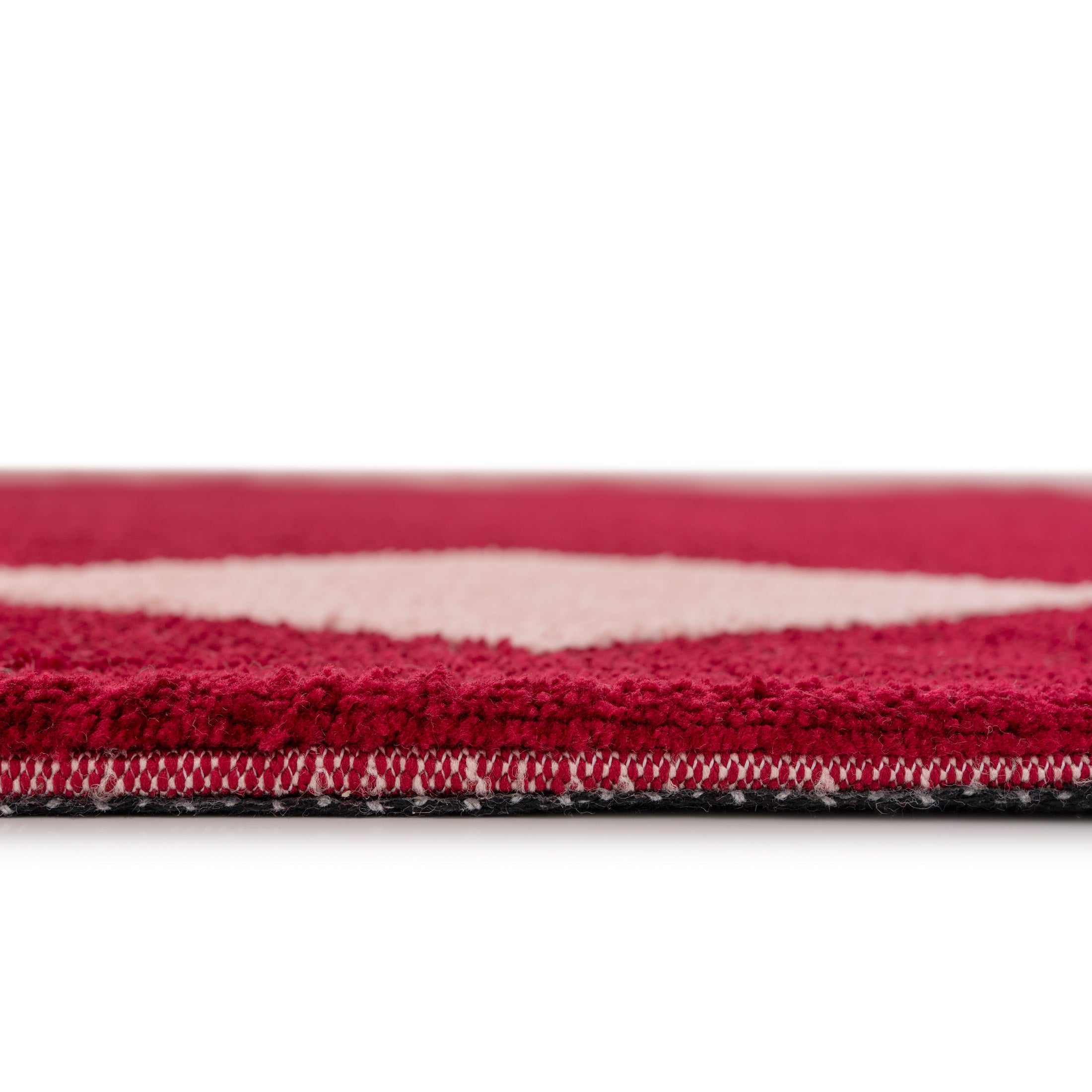 Burgundy Harlequin Rug - Zara