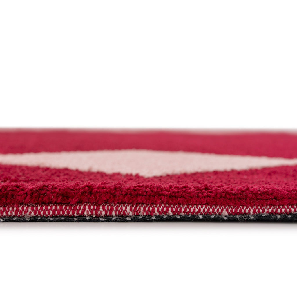 Burgundy Harlequin Runner - Zara