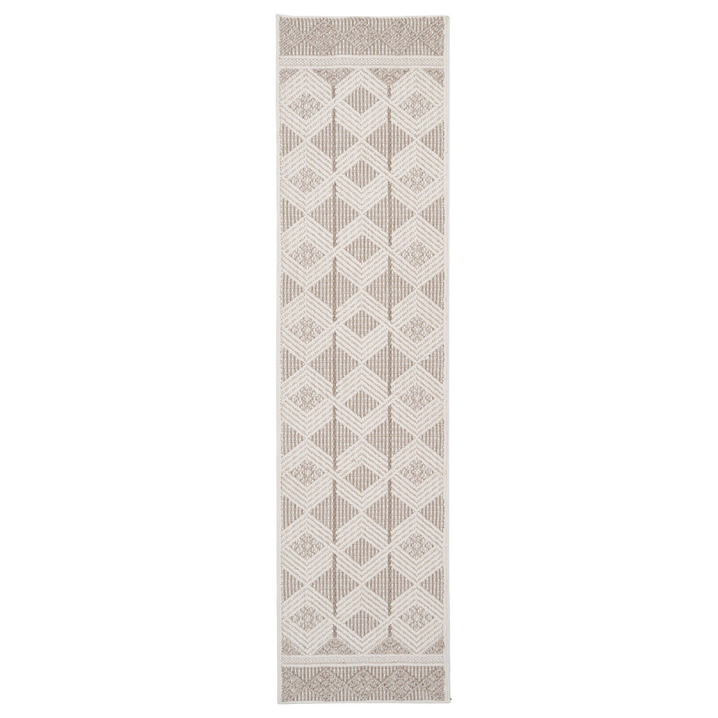 Beige Tribal Motif Rug - Armo