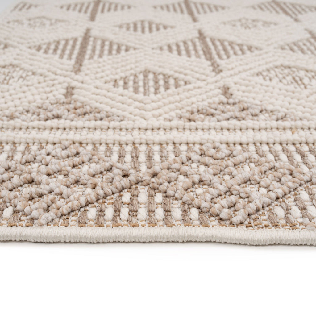Beige Tribal Motif Rug - Armo