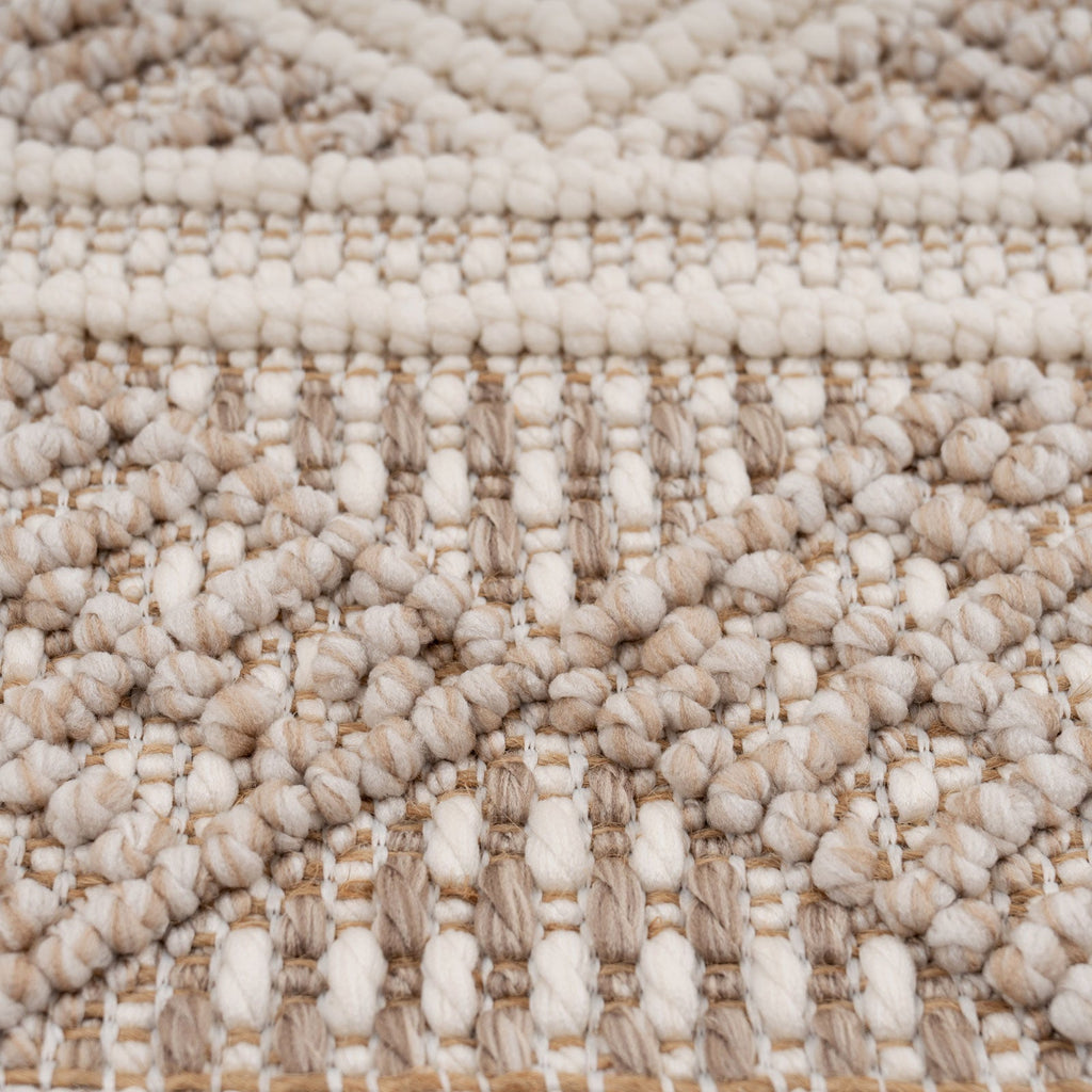 Beige Tribal Motif Rug - Armo