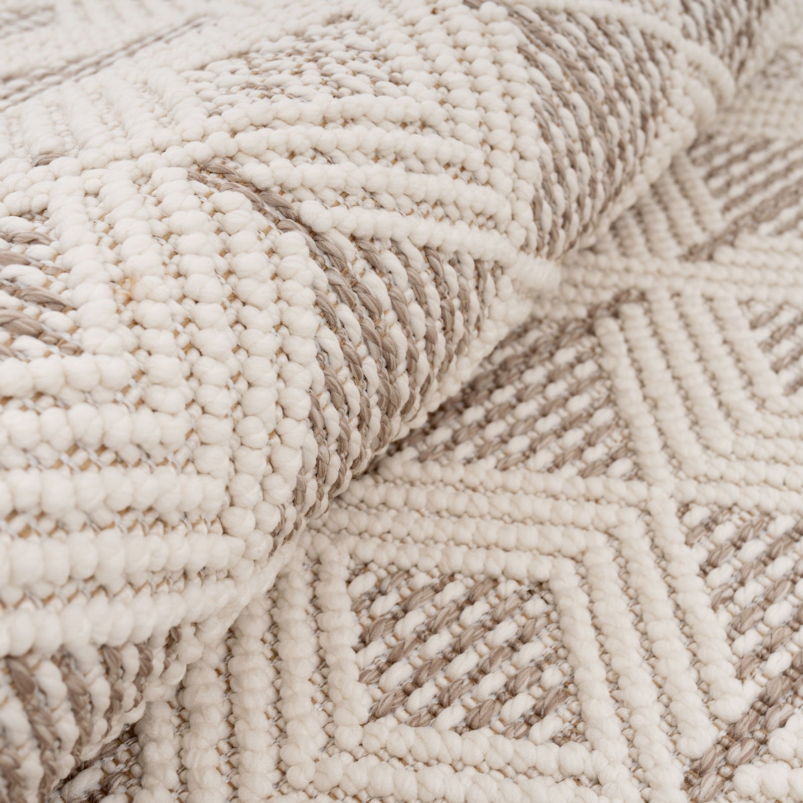 Beige Tribal Motif Rug - Armo