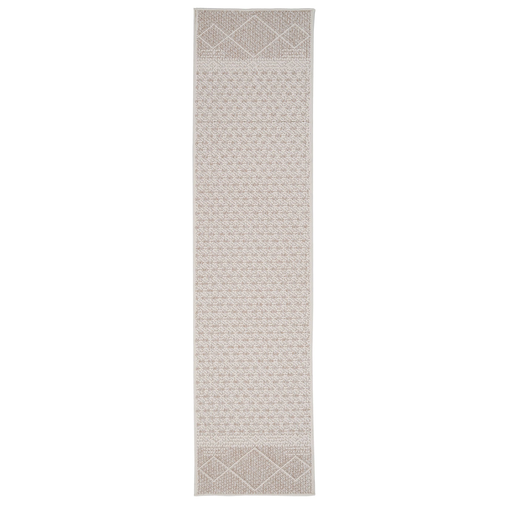 Beige Scandi Runner Rug - Cudo