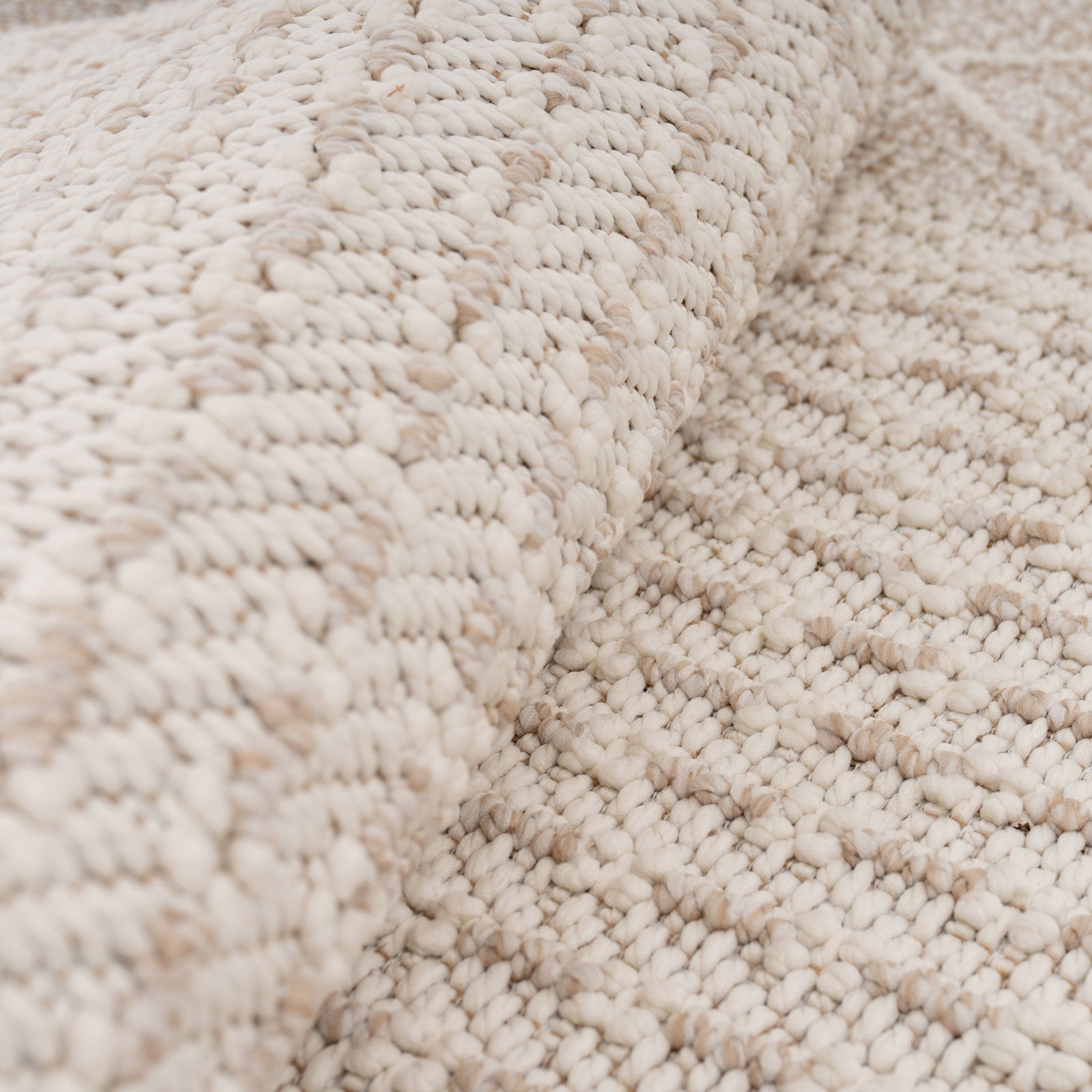 Beige Scandi Hygge Rug - Cudo