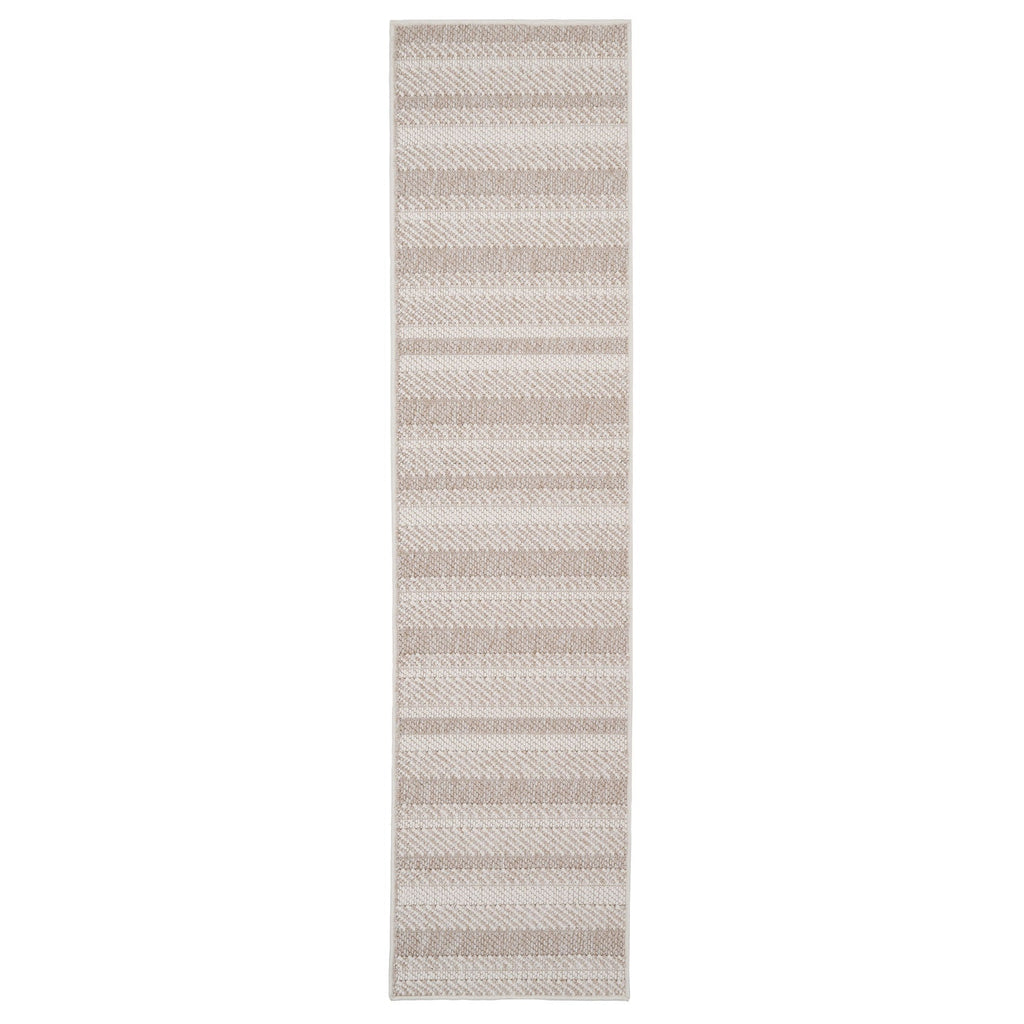 Natural Striped Area Rug - Harper