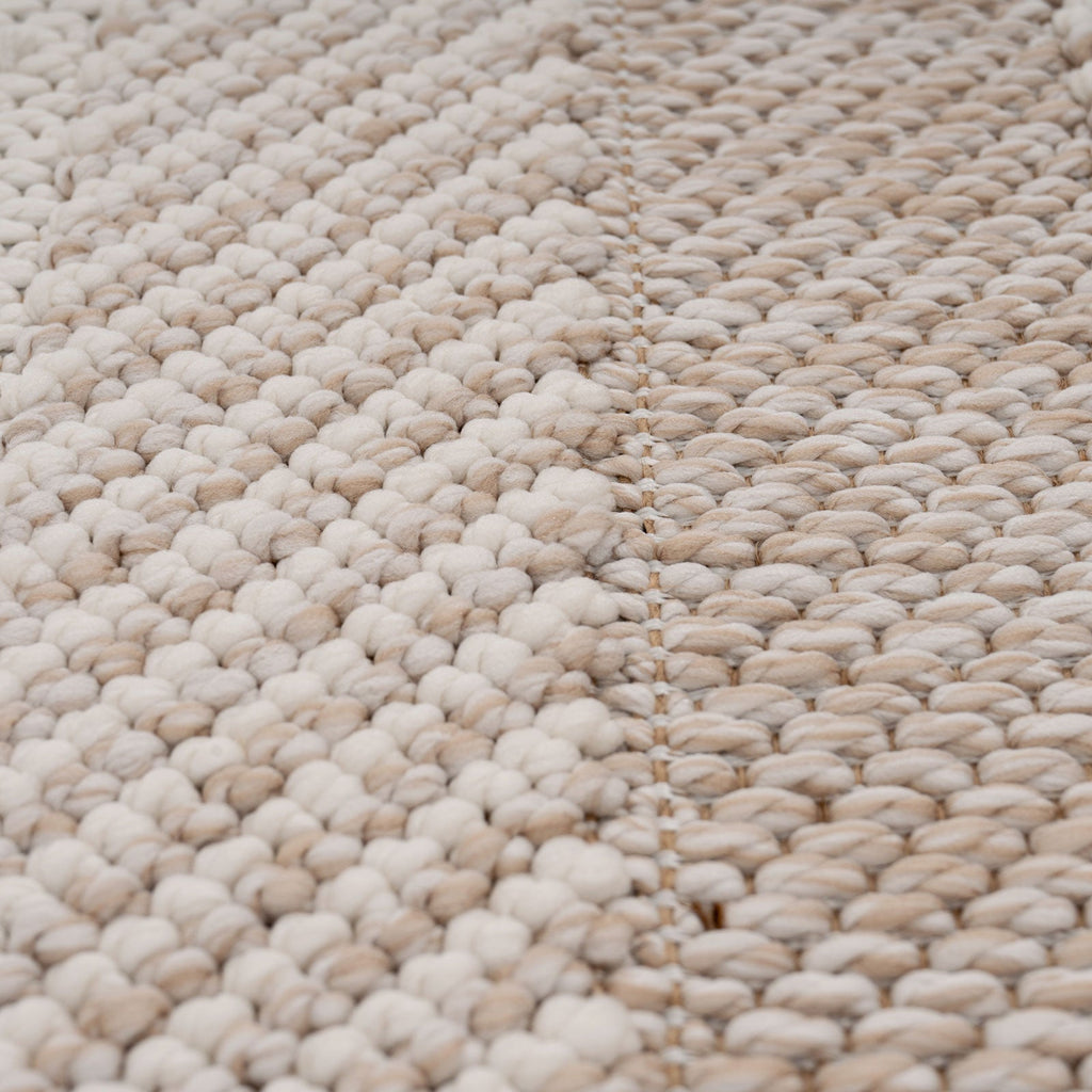 Natural Striped Area Rug - Harper