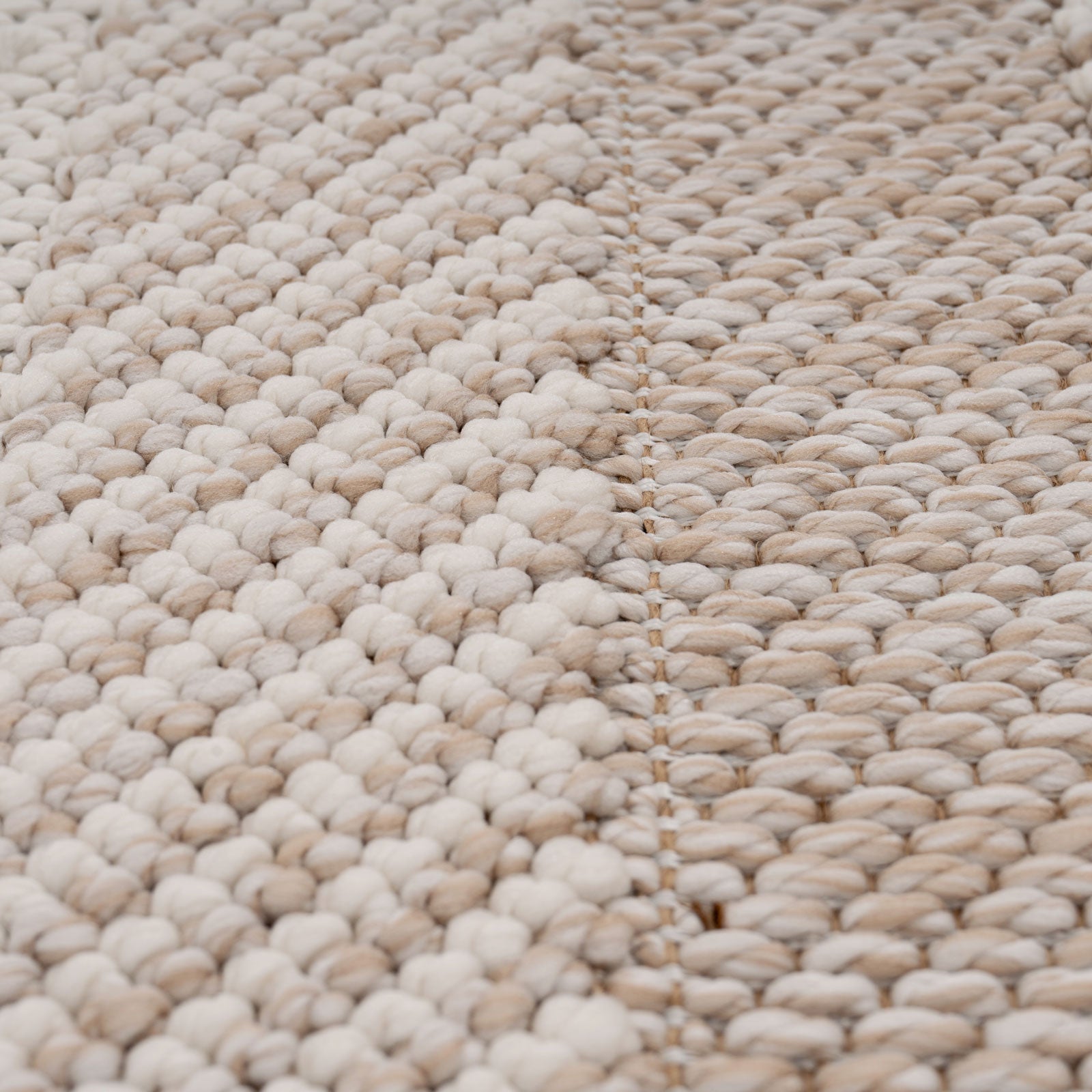 Natural Striped Area Rug - Harper
