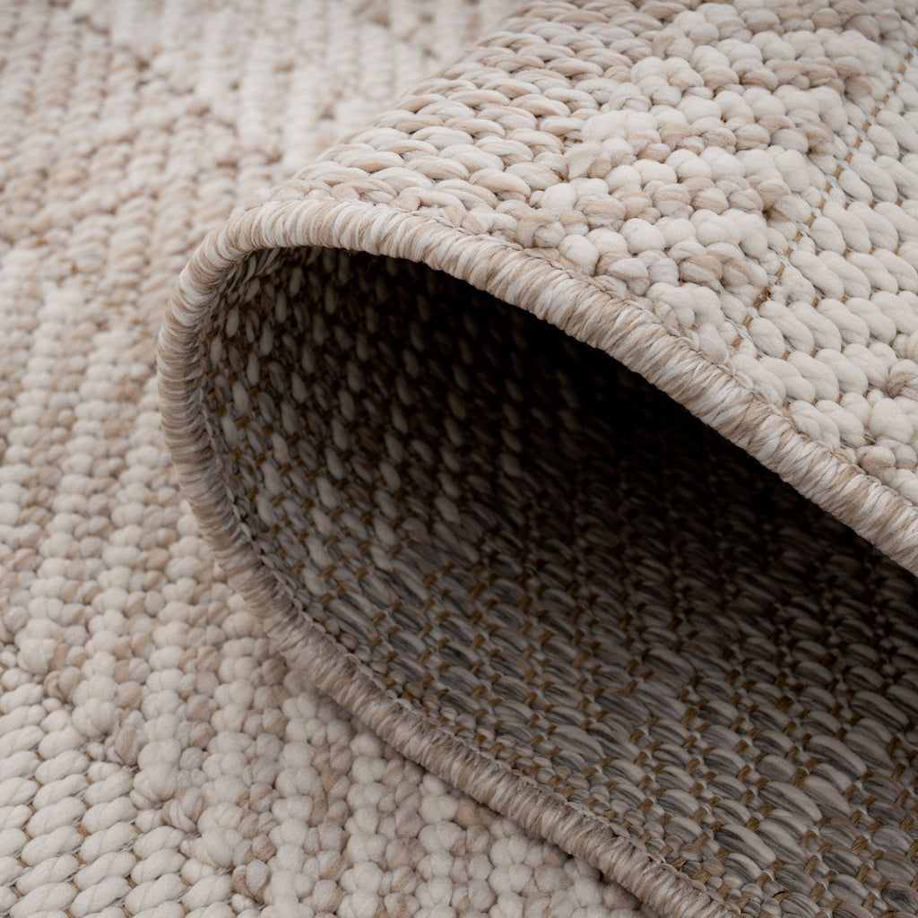 Natural Striped Area Rug - Harper