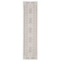 Cream Beige Motif Runner Rug - Ryne