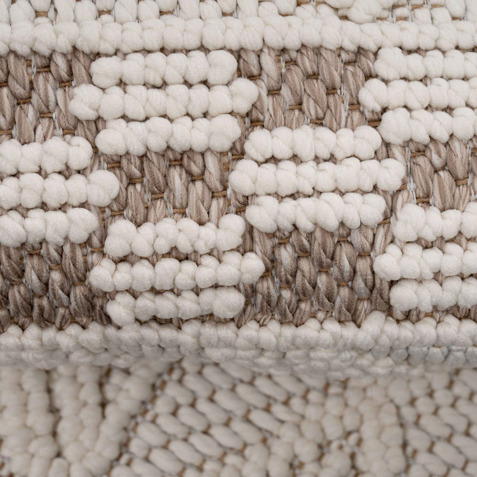 Cream Beige Boho Rug - Sachi