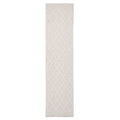 Cream Loop Pile Runner Rug - Willow