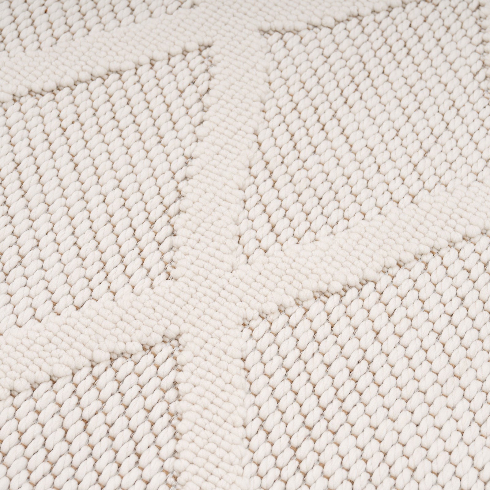 Cream Loop Pile Runner Rug - Willow