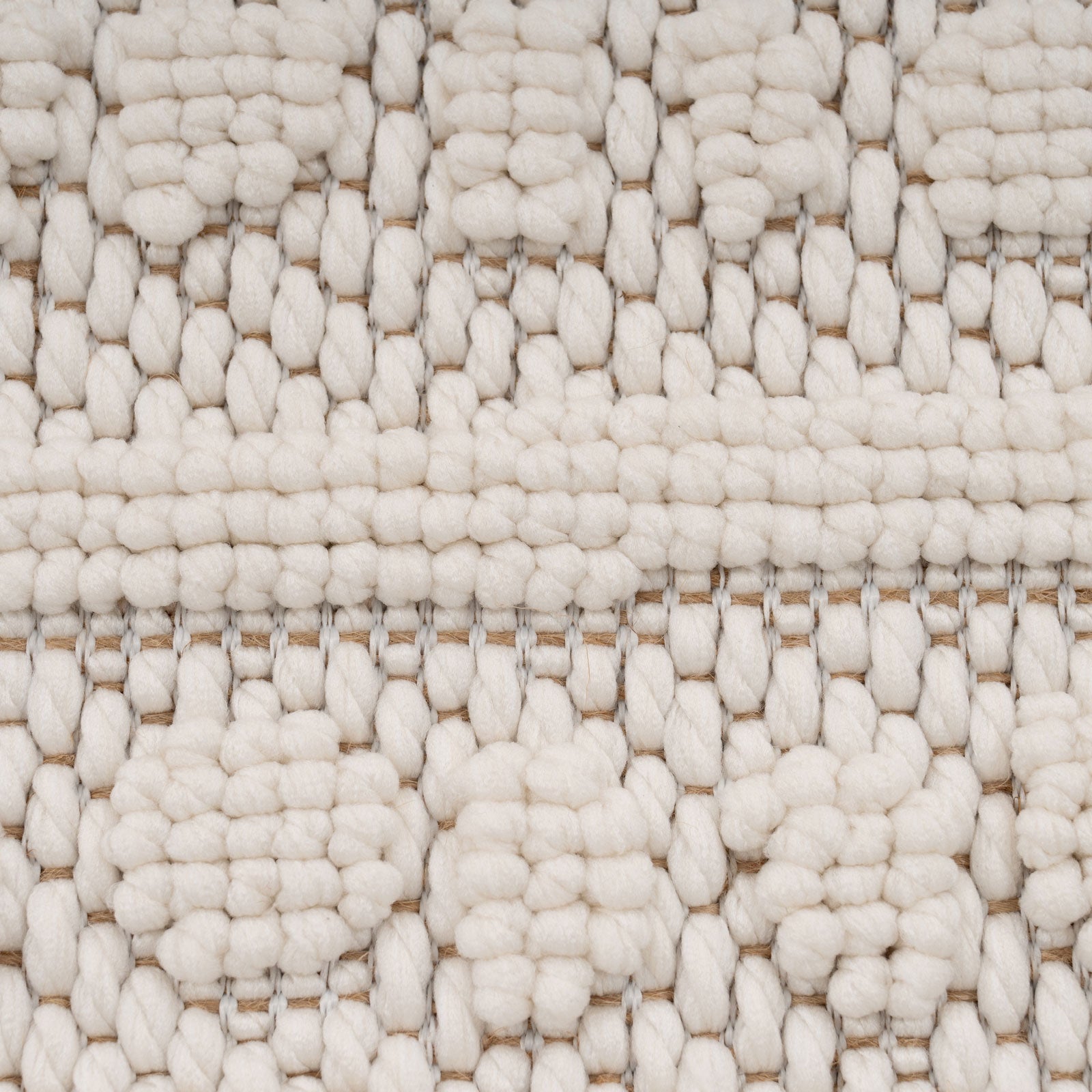 Cream Loop Pile Runner Rug - Willow