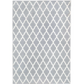 Trellis Silver Grey Durable Rug - Milan