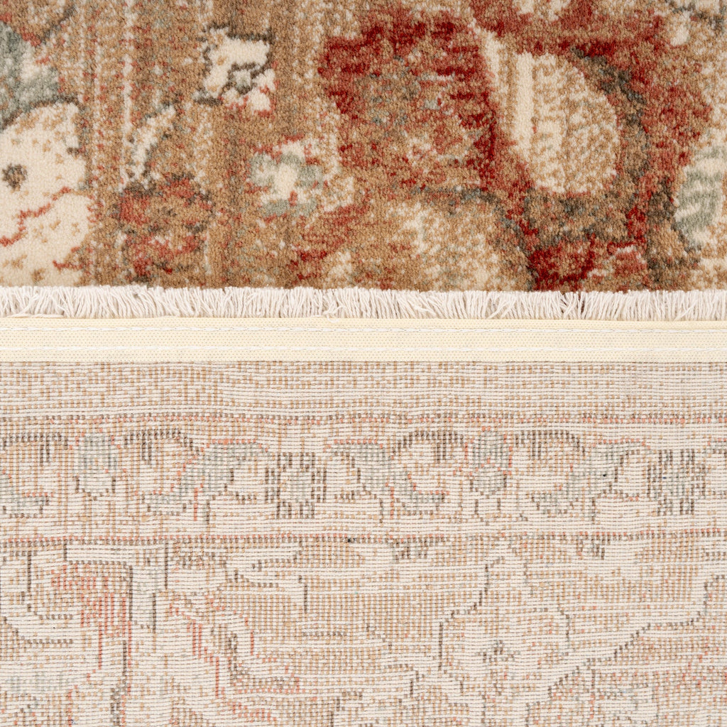 Rustic Floral Terracotta Runner - Dahlia