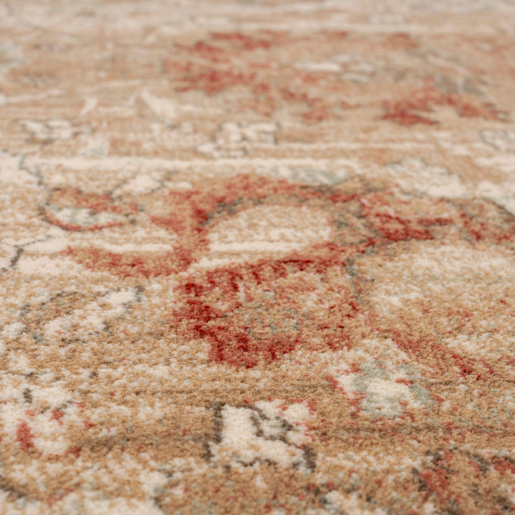 Rustic Floral Terracotta Runner - Dahlia