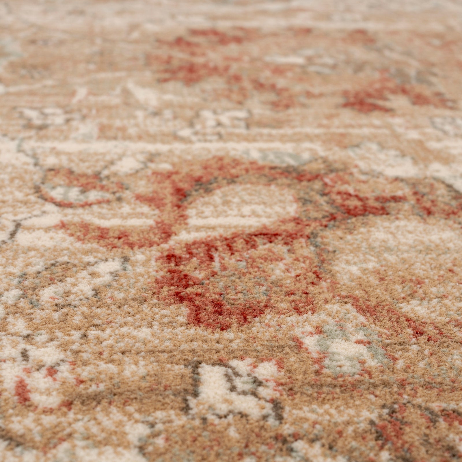 Rustic Floral Terracotta Runner - Dahlia