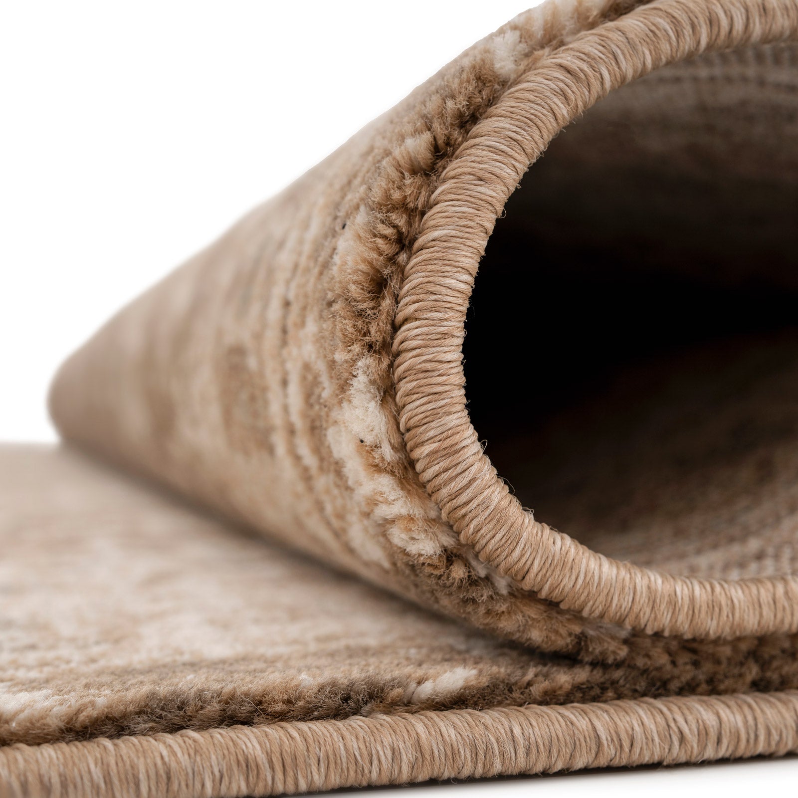 Plush Traditional Brown Runner - Sarina