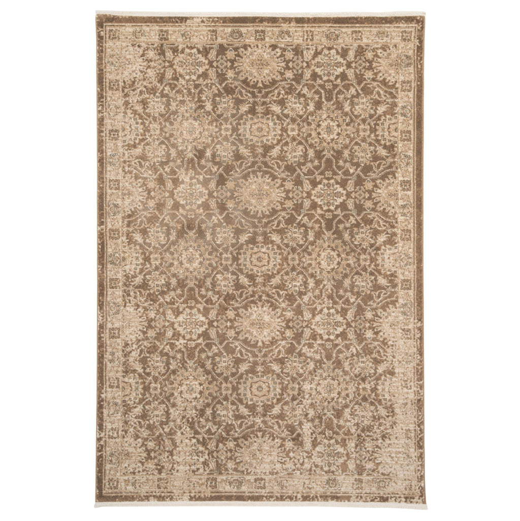 Plush Traditional Brown Rug - Sarina