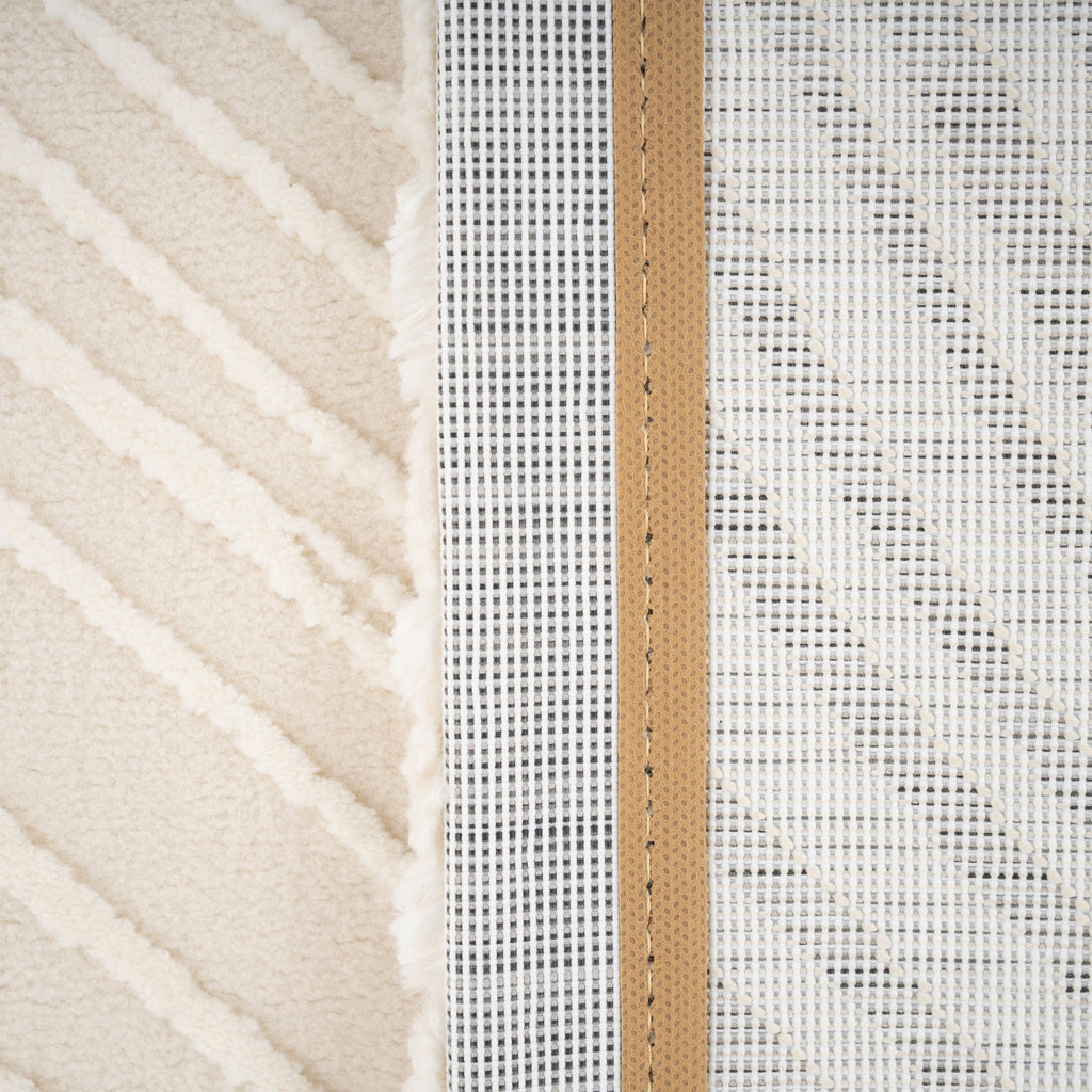 Luxury Geometric Grey Rug - Brooke