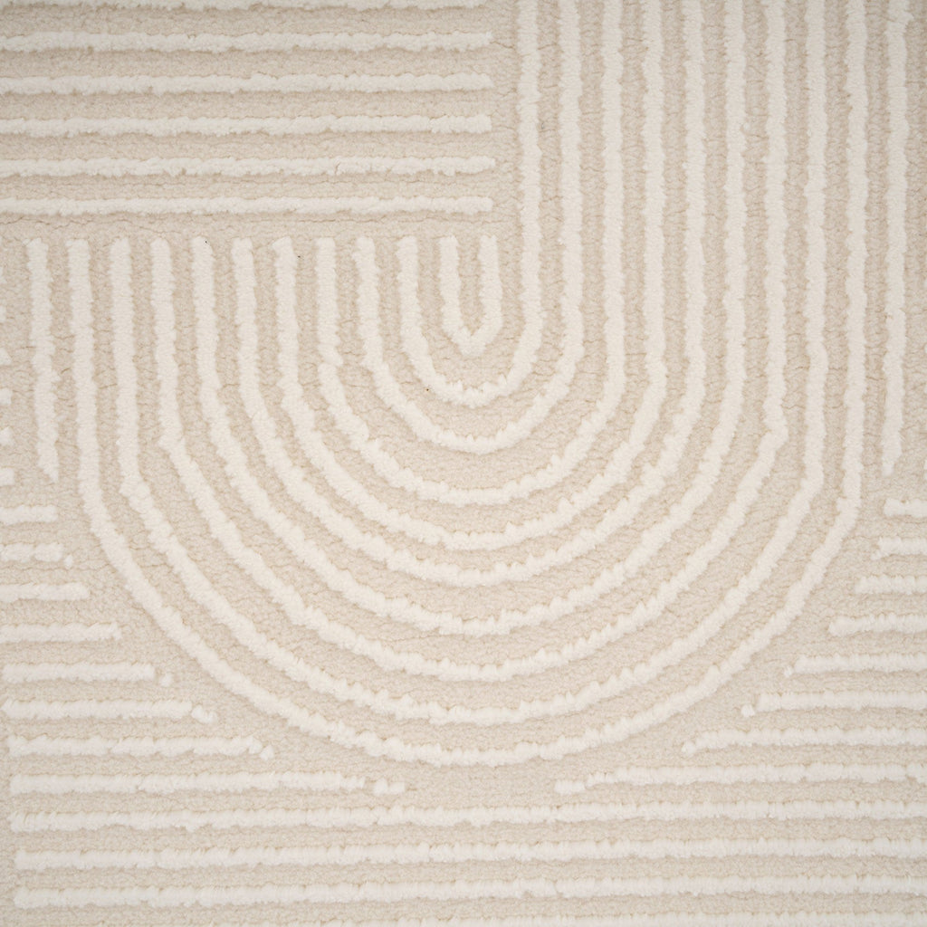 Luxury Retro Cream Rug - Escape