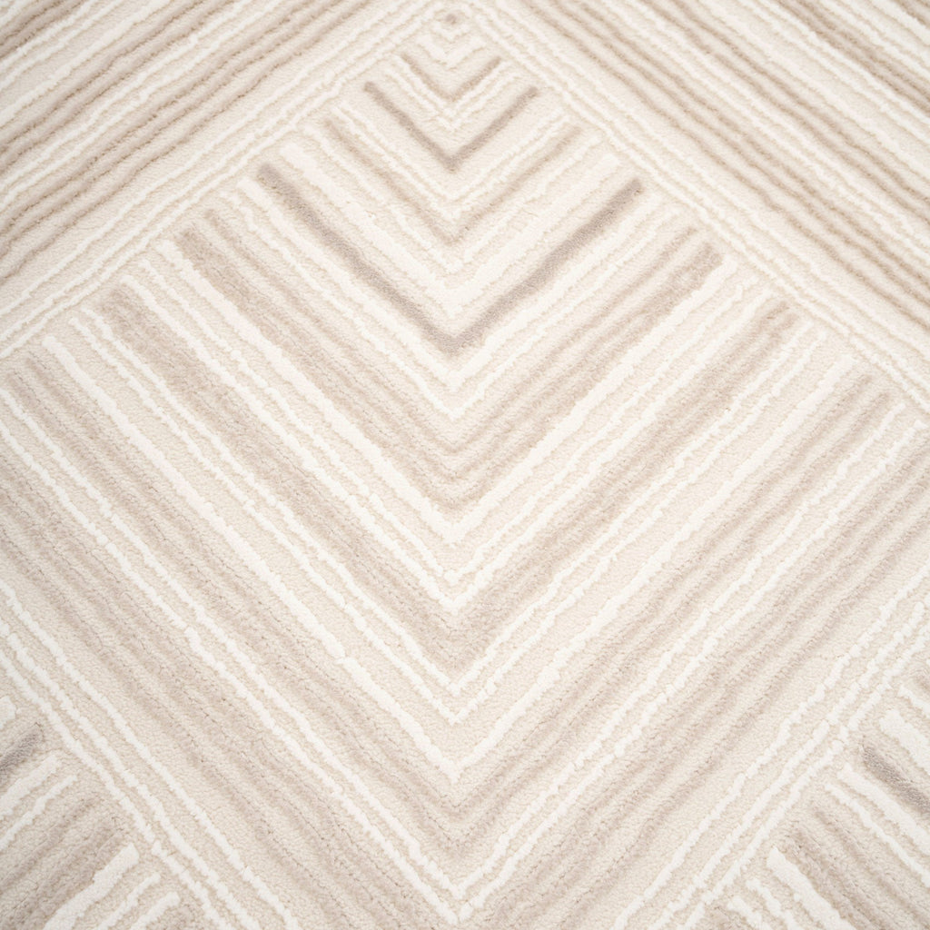 Luxury Art Deco Grey Rug - Rise