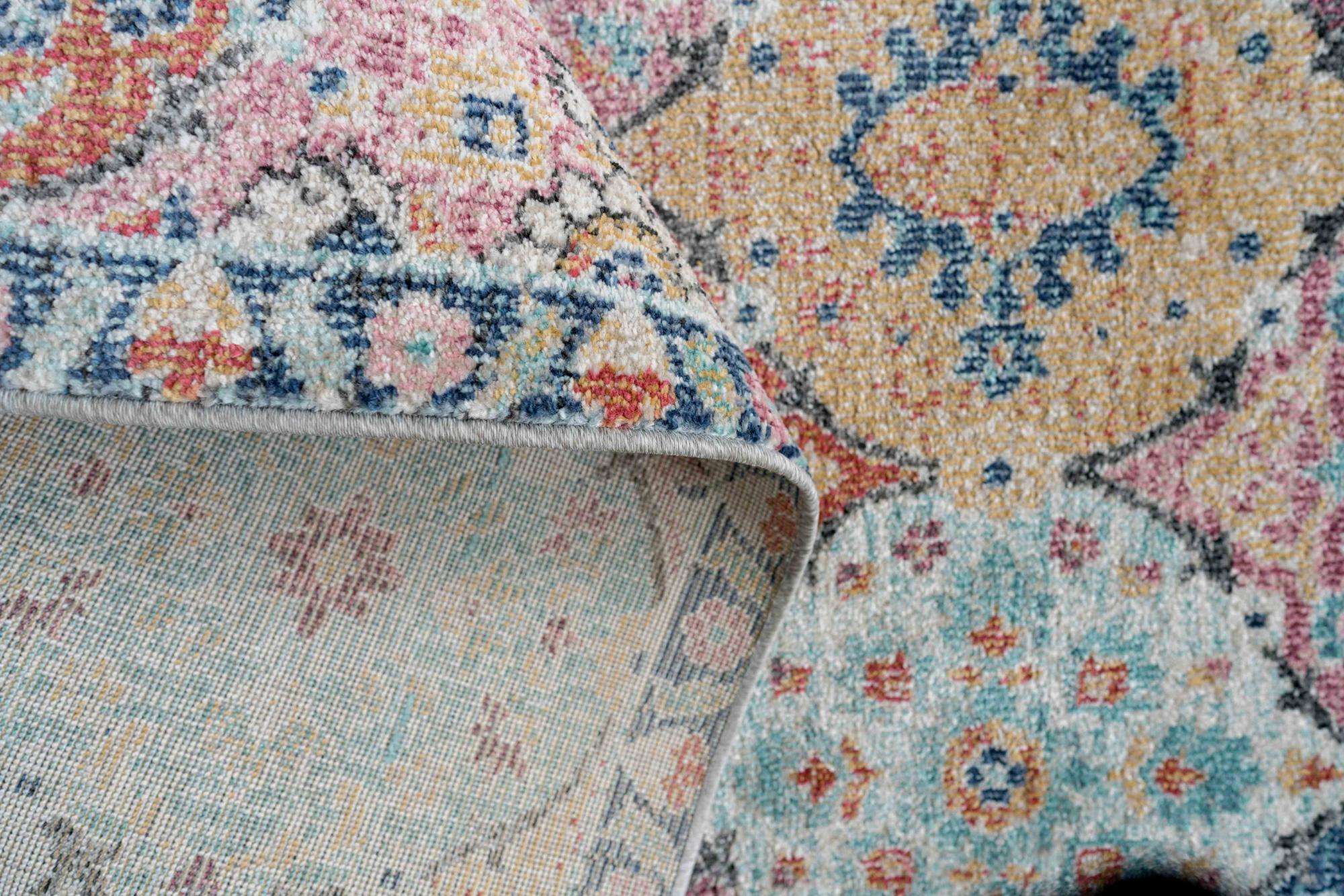 Soft Moroccan Colourful Living Room Area Rug - Atkin