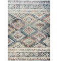 Soft Abstract Diamond Multicolour Living Room Rug - Chase
