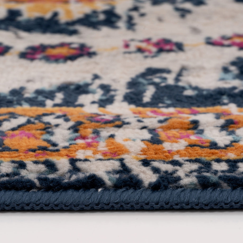 Multicolour Medallion Area Rug