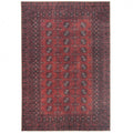 Traditional Red Washable Oriental Rug