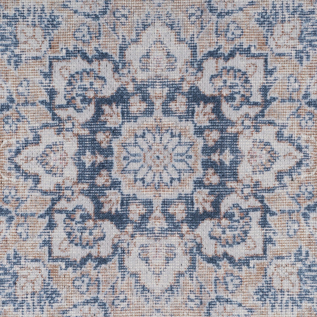 Flatwoven Washable Denim Blue Runner - Ballina
