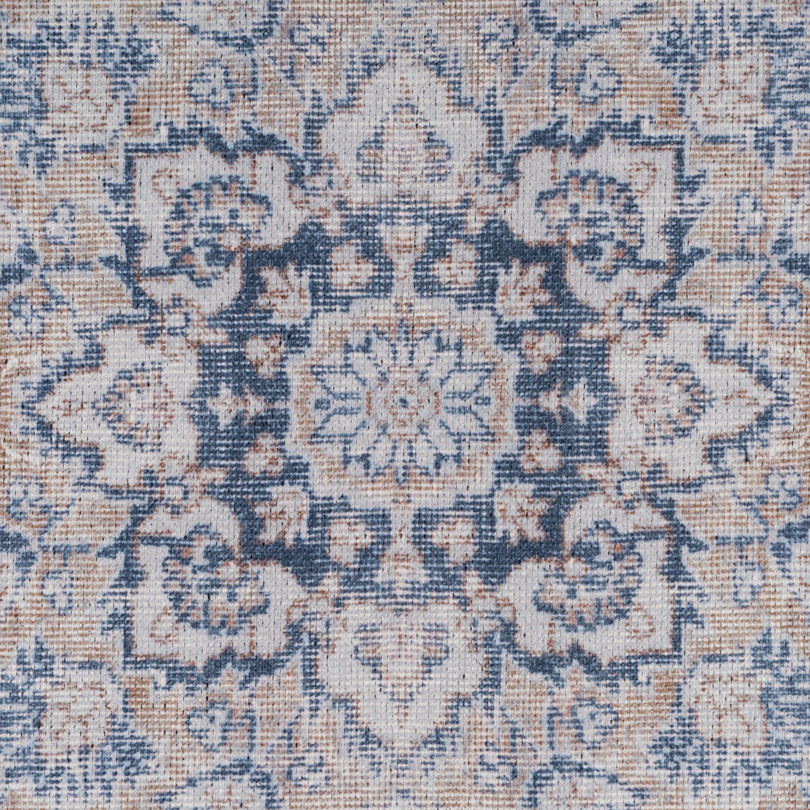 Flatwoven Washable Denim Blue Runner - Ballina