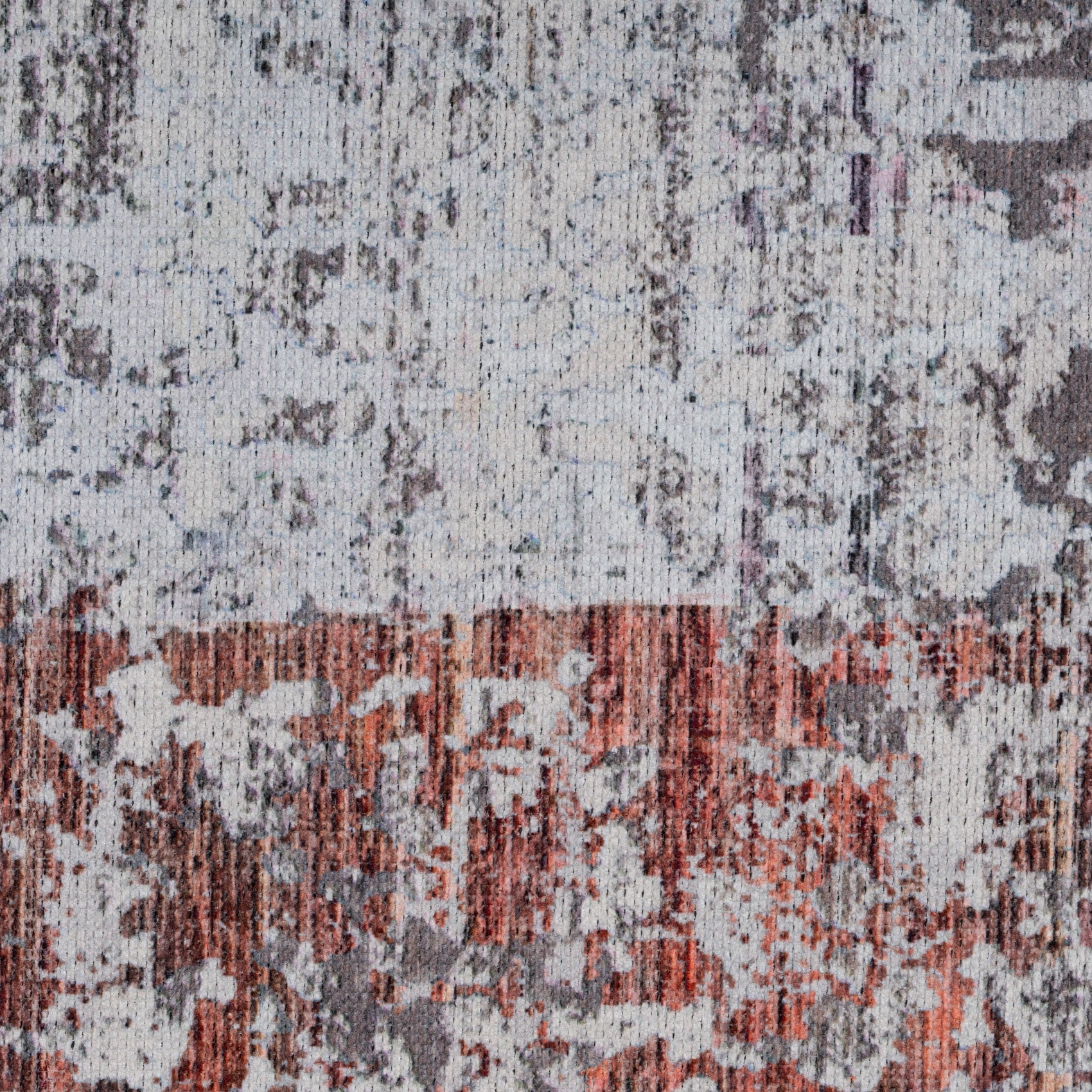 Flatwoven Washable Muted Coral Runner - Brady