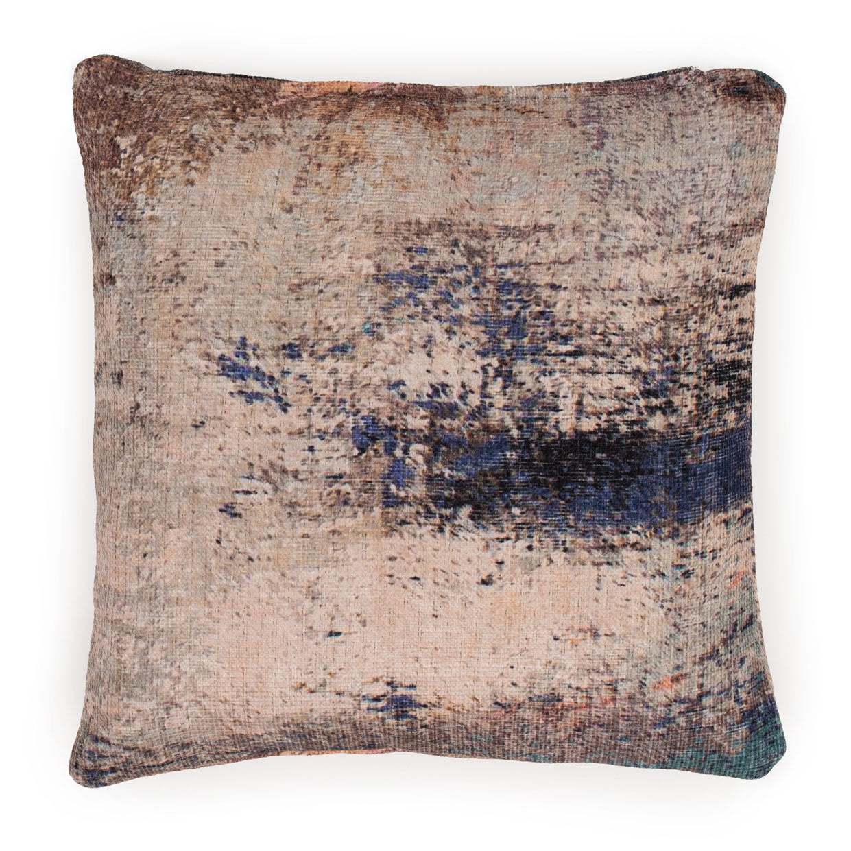 Flatwoven Washable Distressed Multicolour Area Rug - Carrie