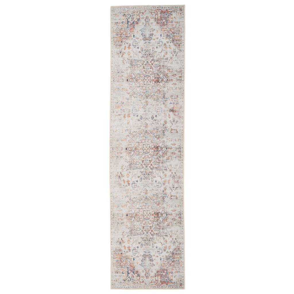 Flatwoven Washable Distressed Multicolour Runner - Cecilia