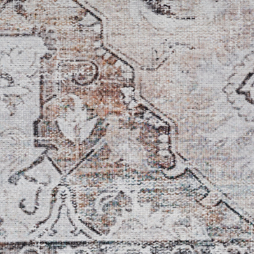 Flatwoven Washable Vintage Ivory Area Rug - Margot