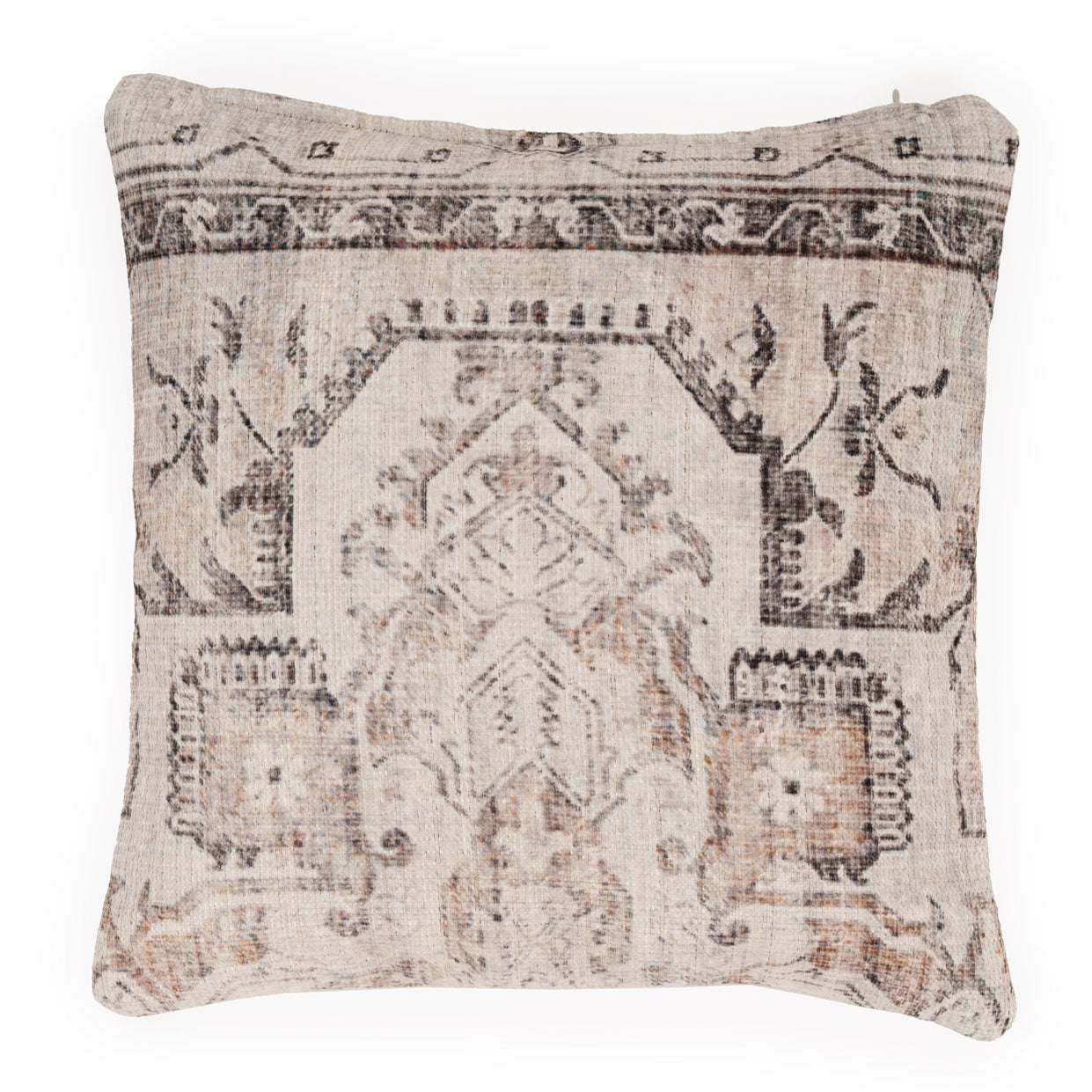 Flatwoven Washable Vintage Ivory Area Rug - Margot
