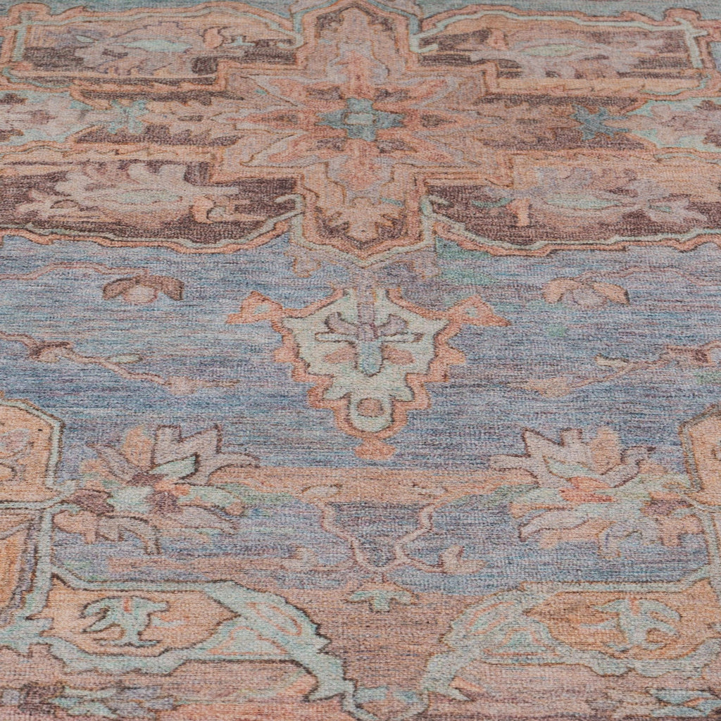 Flatwoven Washable Colourful Medallion Area Rug - Moyola