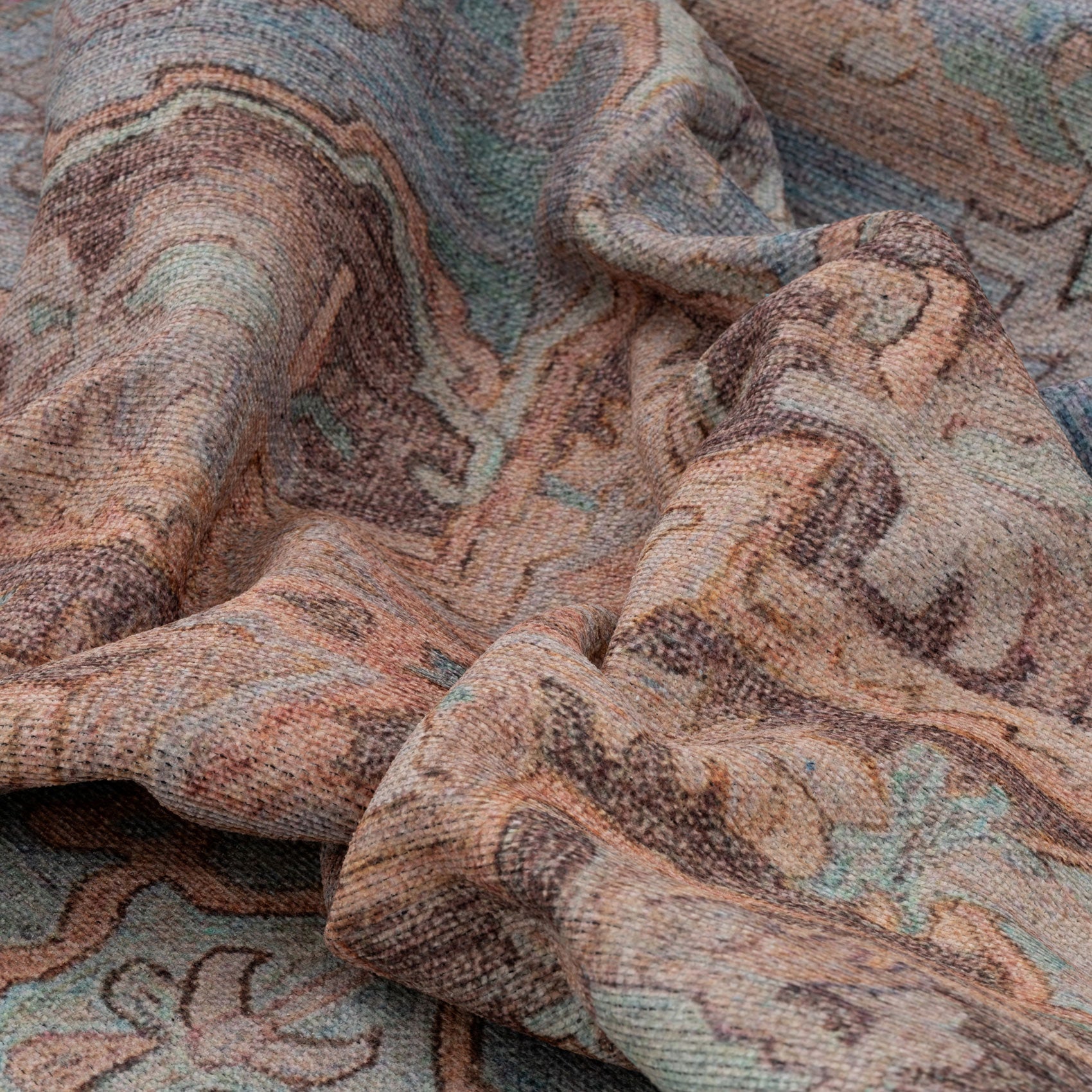 Flatwoven Washable Colourful Medallion Area Rug - Moyola