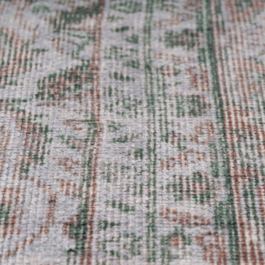 Flatwoven Washable Green Medallion Area Rug - Orion