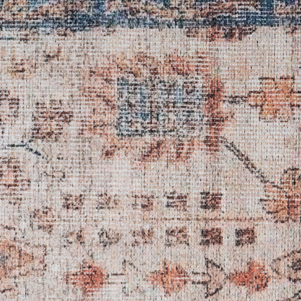 Flatwoven Washable Earthy Flora Runner Rug - Shannon