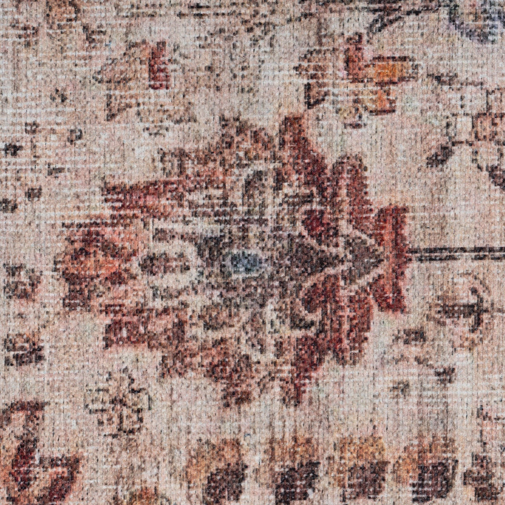 Flatwoven Washable Earthy Flora Runner Rug - Shannon