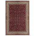 Flatwoven Washable Red Elegant Area Rug - Talia