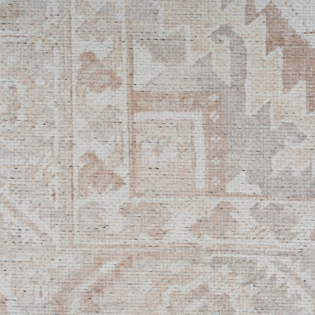 Flatwoven Washable Distressed Beige Runner - Tolka