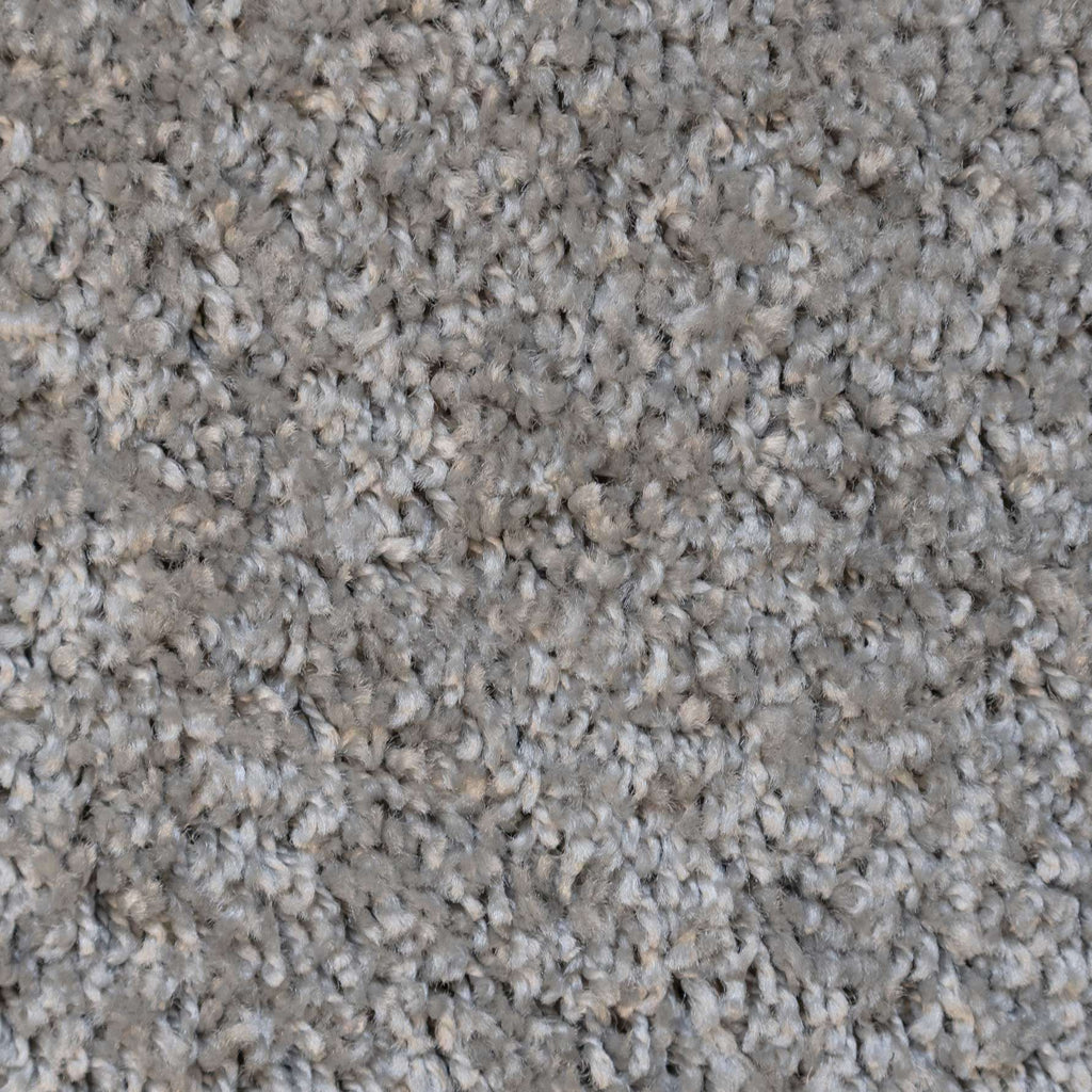 Silver Shaggy Runner Rug